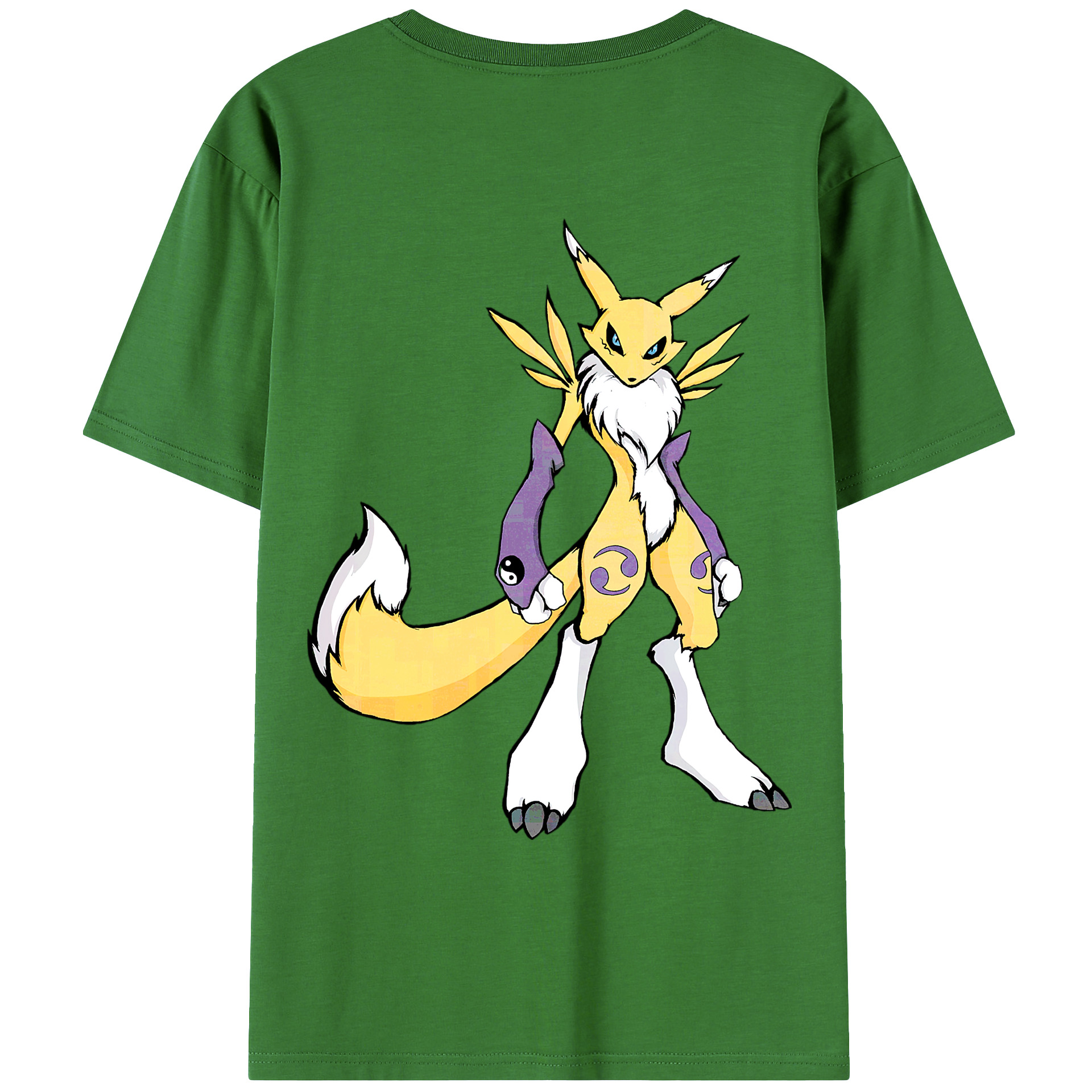 （画像用） Digimon デジタルモンスター/デジモン レディース半袖Tシャツ(バックプリント)